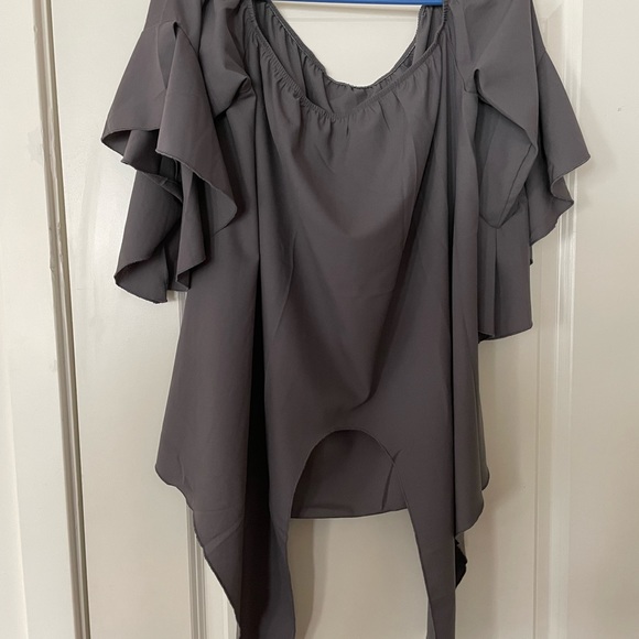 Women’s Casual Solid Off The Shoulder Top - Picture 2 of 9